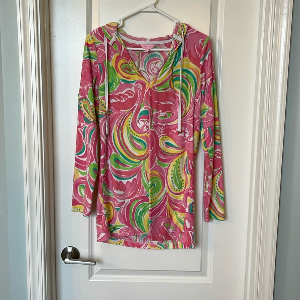 Lilly Pulitzer Multicolor Swirl Swim Coverup